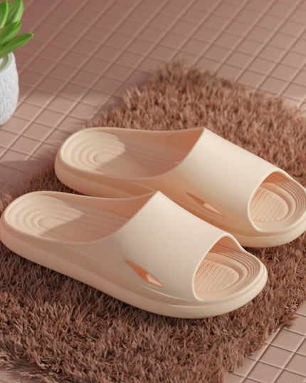 Home Sandals And Slippers For Men'S Home Indoor Non-Slip Summer Couple Thick Bottom