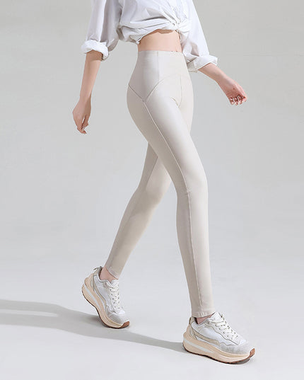 Autumn And Winter New PU Leather Women's Pants