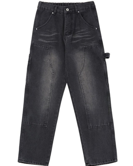 Men's American Street Logging Tooling Slightly Flared Jeans