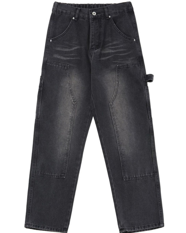 Men's American Street Logging Tooling Slightly Flared Jeans