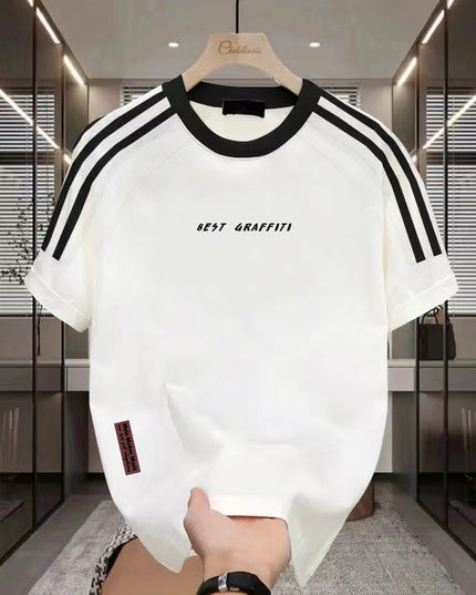 Men's Summer Thin Heavy Cotton Short Sleeve