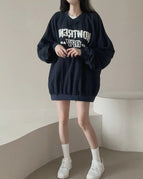 5060A navy blue plush style