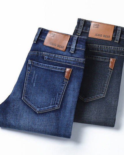 Straight Stretch Slim Fit Casual Men's Trousers