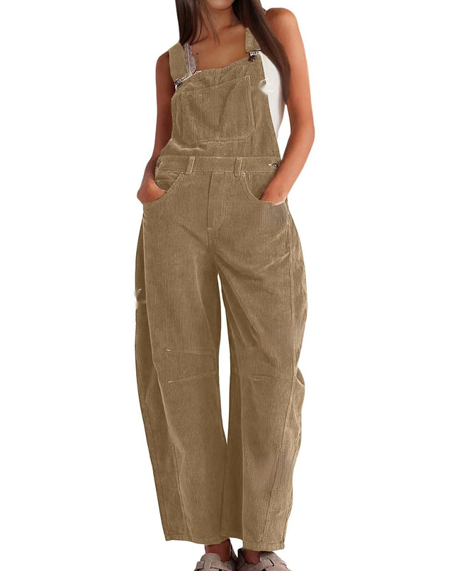 European And American Bib Women's Fashion Jumpsuit Women's Loose New