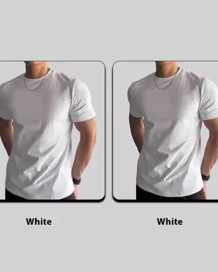 Sports Fitness Clothes Closed Short-sleeved T-shirt Men