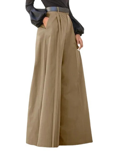 High Waist Wide Leg Trousers Bell-bottom Pants Fashion Elegant Party