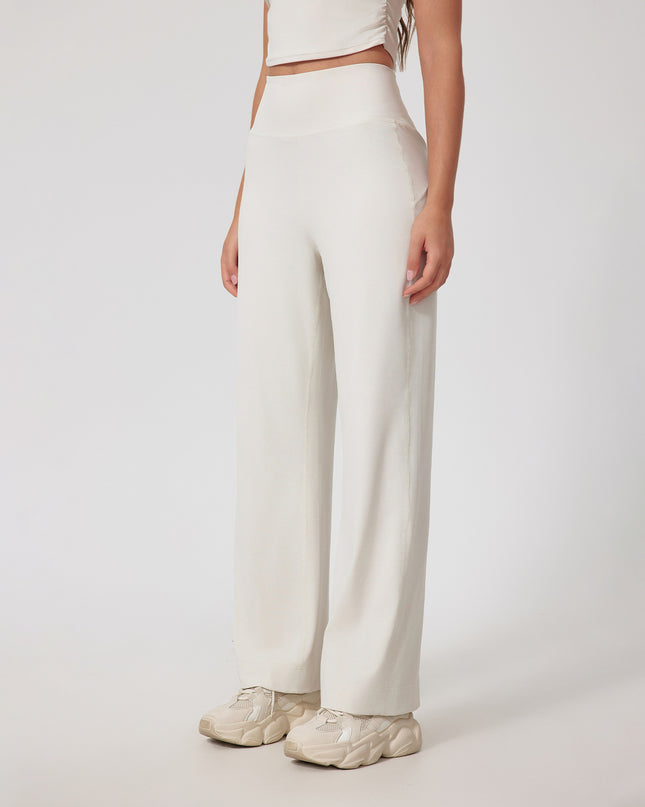 Straight Fitness Skinny Bell-bottom Pants High Waist