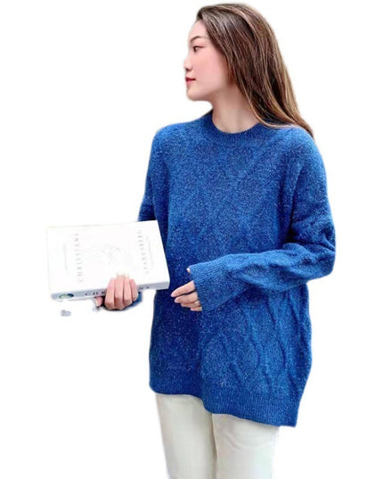 Thick Loose And Lazy Style Knitted Sweater
