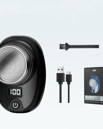 Digital Waterproof Travel Electric Portable Shaver
