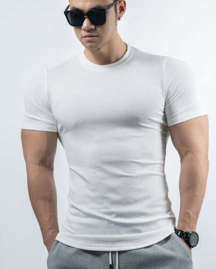 Men's Trendy T-shirt Bottoming Shirt Quick-drying Stretch