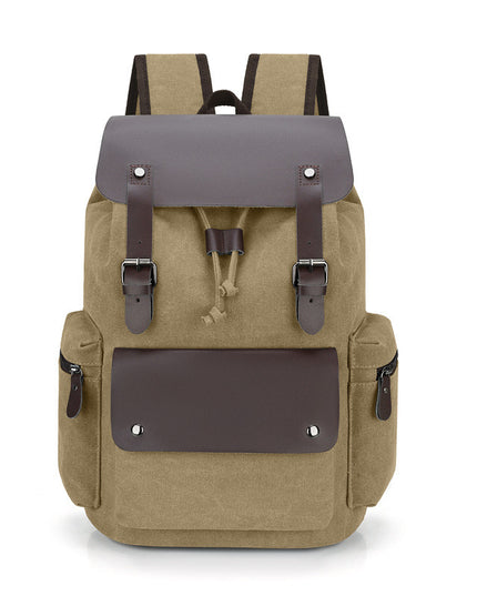 Retro Wear-resistant Large-capacity Backpack