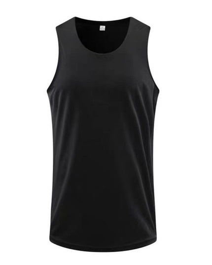 Breathable Ice Silk Sports Vest Men's Workout Sleeveless T-shirt