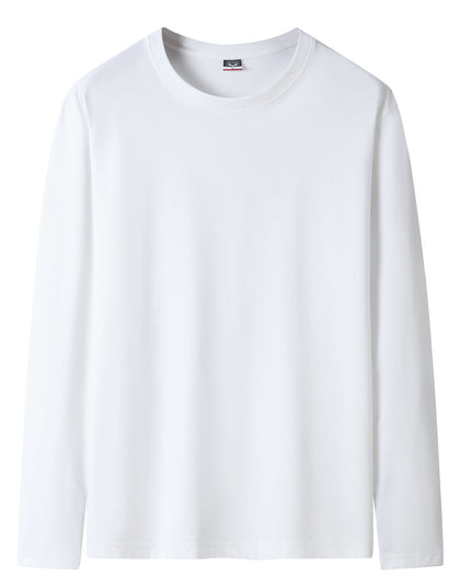 New Cotton Long Sleeve Printed Round Neck T-Shirt