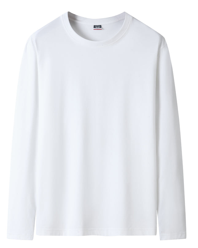 New Cotton Long Sleeve Printed Round Neck T-Shirt