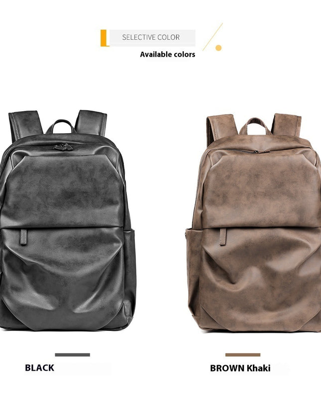 Casual Versatile Backpack Men's Waterproof Large Capacity