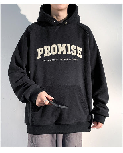 Men's Letter Printing Loose Pullover Top