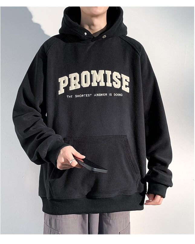 Men's Letter Printing Loose Pullover Top