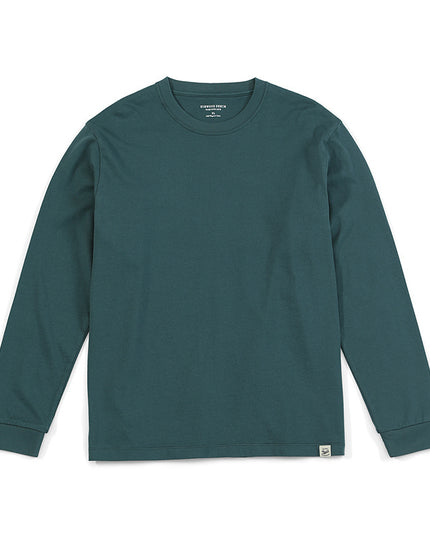 Men's Multicolor Round Neck Casual Couple Long Sleeve T-Shirt
