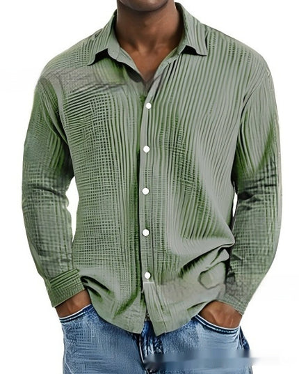 Men's Short-sleeve Lapel Shirt Double Layer Champray