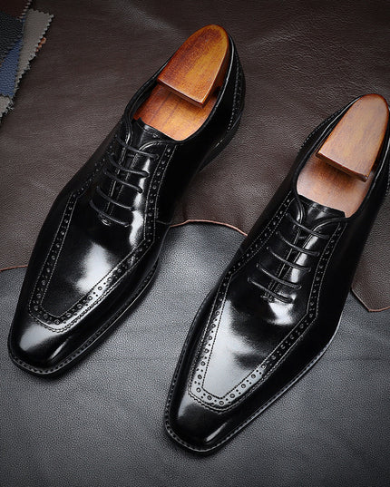 Oxford Men's Formal Dress Single Shoes Leather
