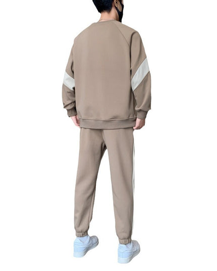 American Sweater Loose Trousers Youth Fashion Casual Two-piece Suit
