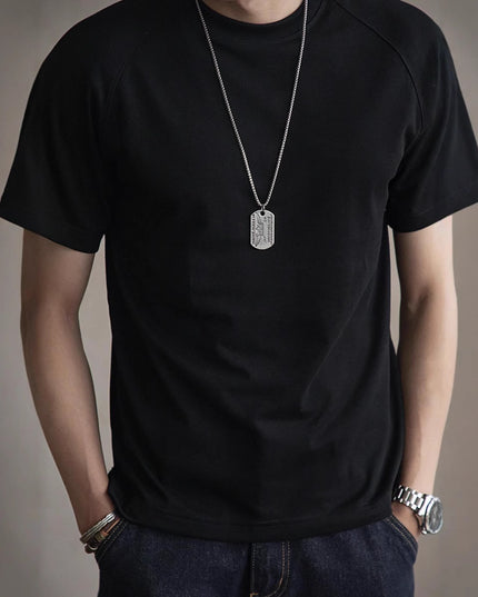 American Retro 300g Heavy Round Neck Dry T-shirt