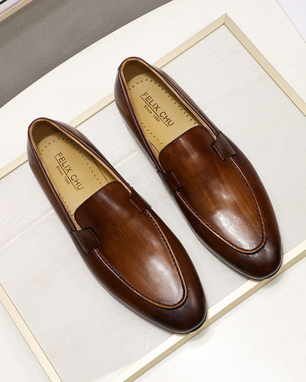 First Layer Cowhide Men's Wedding Banquet Shoes