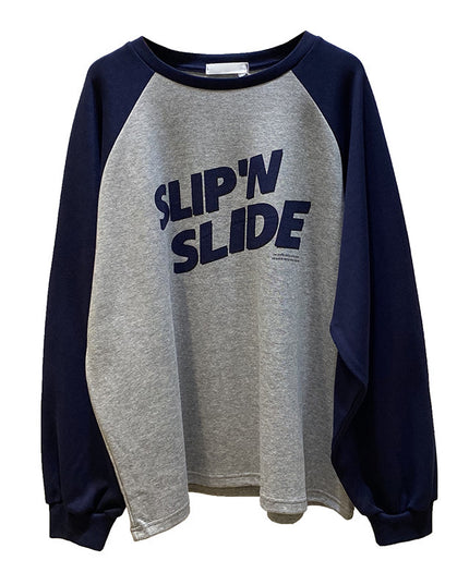 Slimming Long Sleeve All-match Raglan Top
