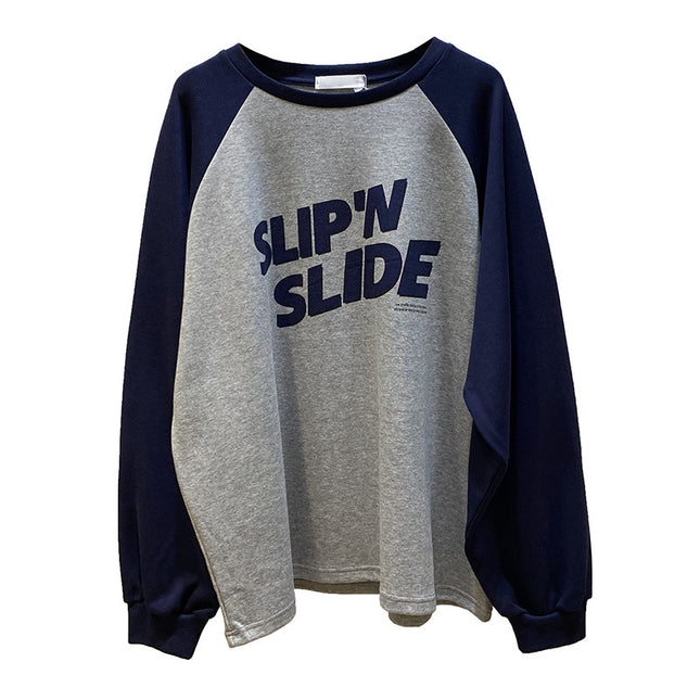 Slimming Long Sleeve All-match Raglan Top