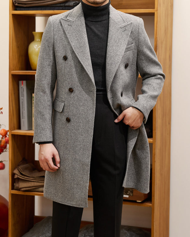 Italian Autumn And Winter Bar MACN Warm Wool Overcoat