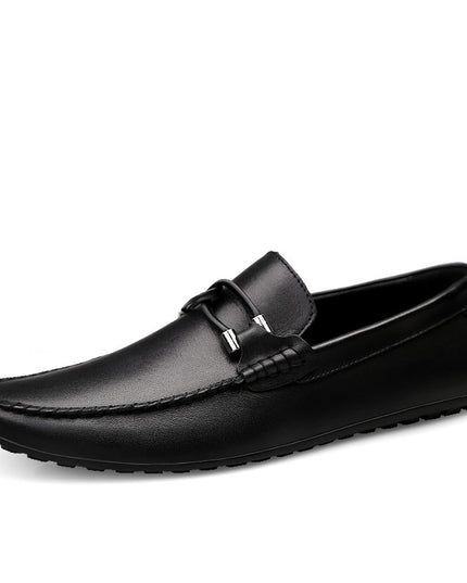 Spring New Men's Casual Business Leather Shoes, Men's Shoes, Leather Single Shoes, Breathable Shoes, One Drop Shipping