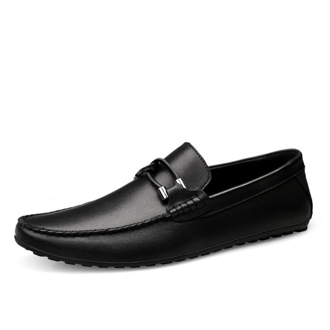 Spring New Men's Casual Business Leather Shoes, Men's Shoes, Leather Single Shoes, Breathable Shoes, One Drop Shipping