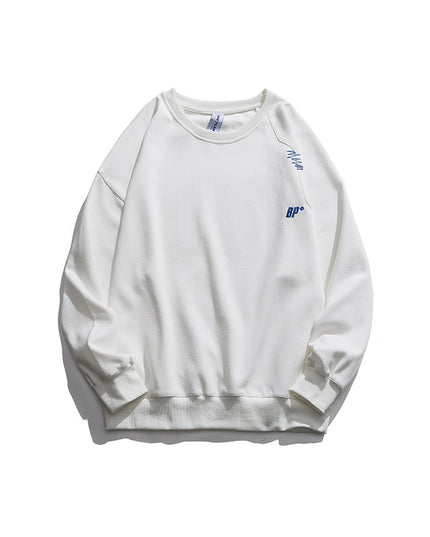 Men's Solid Color Casual Loose Sweatshirt