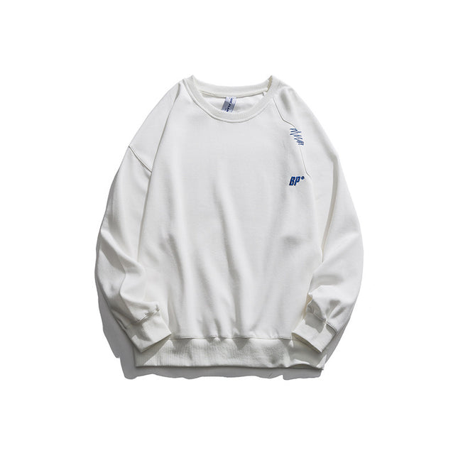 Men's Solid Color Casual Loose Sweatshirt