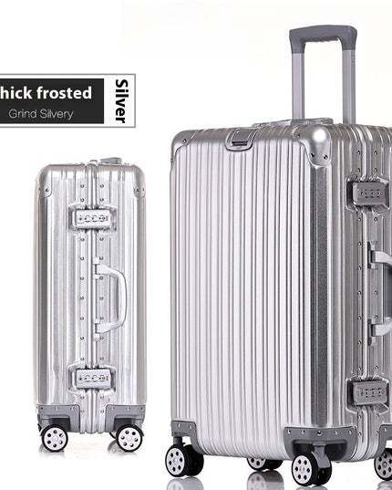 Aluminum Magnesium Luggage Password Trolley Case