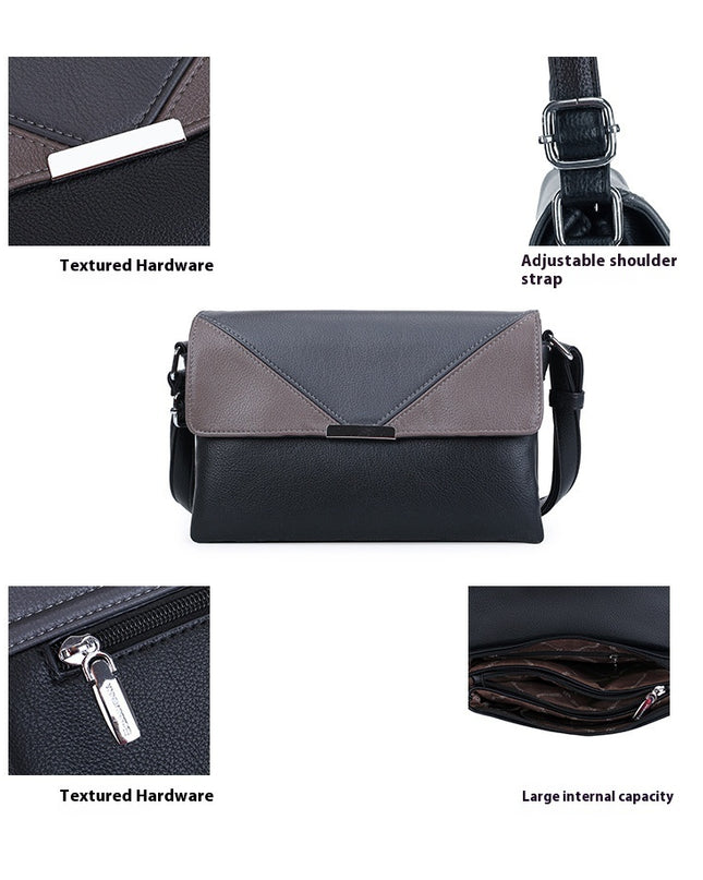 Contrast Color Small Square Box Fashion Shoulder Bag