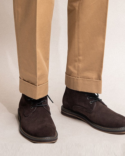 Handmade Leisure High-top Retro Desert Boots Men