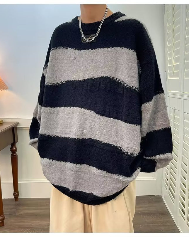 Simple All-match Round Neck Pullover Sweater