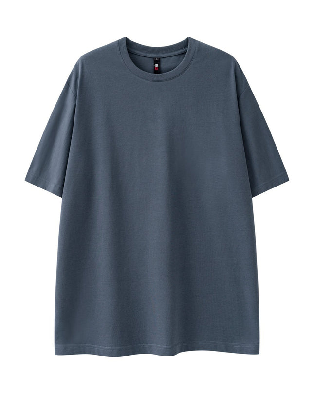 Heavy Men's Cotton Brand High Street Short Sleeve Loose T-shirt