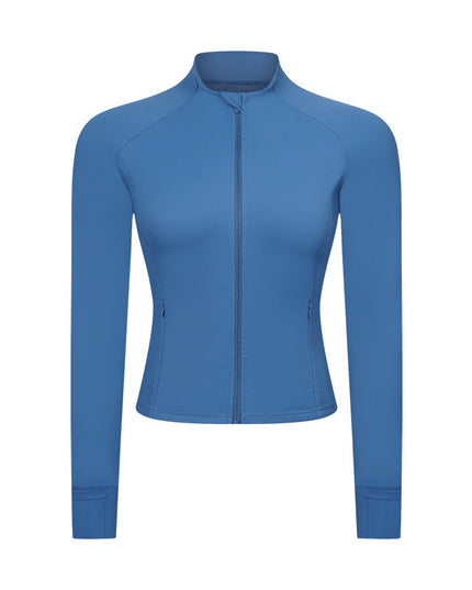Slim-fit Yoga Wear Long Sleeve Tup Cardigan