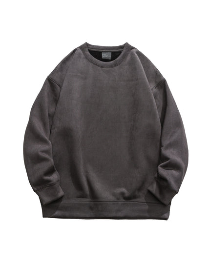 Suede No Hat Rope Hooded Sweater For Men