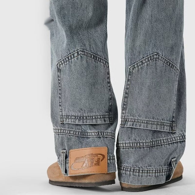 Retro High Street Jeans | Loose Straight-Leg Couple Niche Trousers