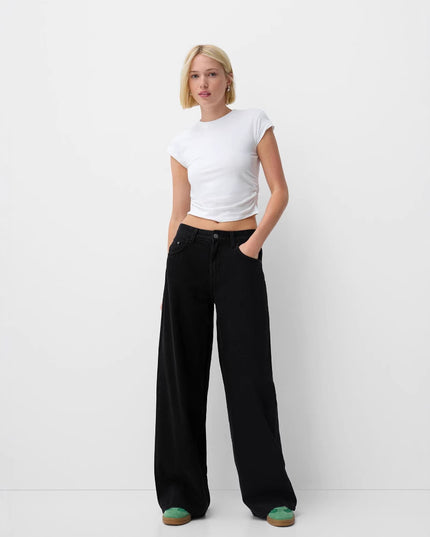 Early Autumn Mid Waist All-matching Straight Pants