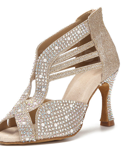 Diamond-encrusted Senior Dance Shoe Women