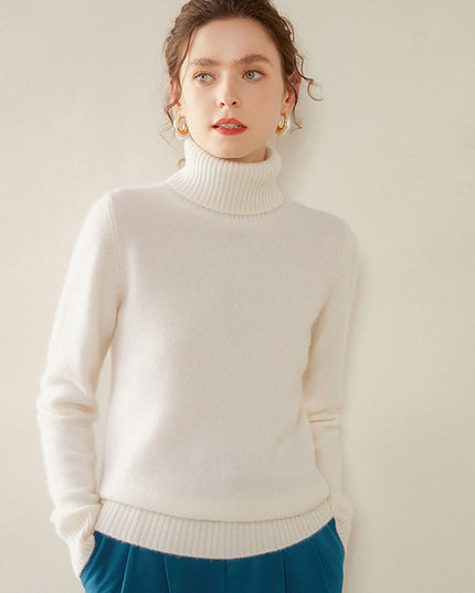 Women's Thickened Fall And Winter Inner Wear Turtleneck Cashmere Sweater