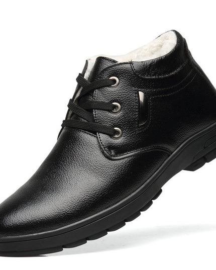 New style cotton shoes casual first layer cowhide old shoes