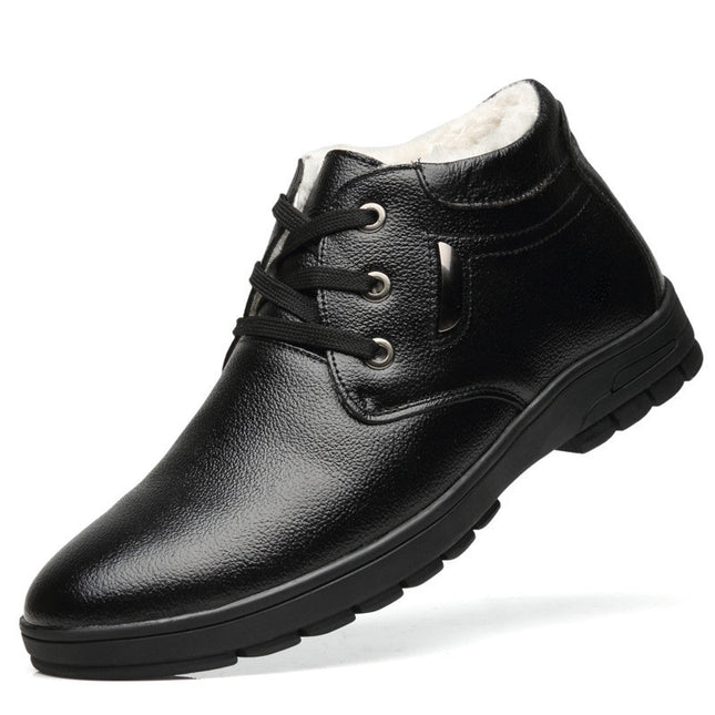 New style cotton shoes casual first layer cowhide old shoes