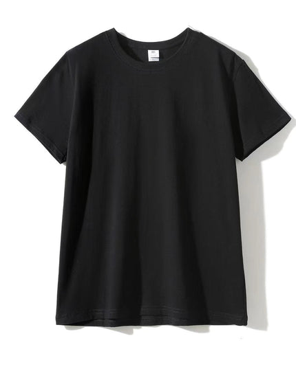 Round Neck Men's Short-sleeves Shirt Printed Logo All-matching Couple Style Half Sleeve