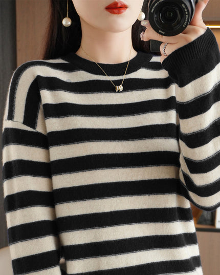 Women's Long Sleeve Loose Western Style Sweater