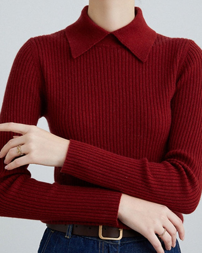 Pullover Cashmere Sweater Autumn Winter Retro Fashionable